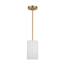 Generation Lighting - GLP1001EN3/SB - One Light Mini Pendant - Rhett - Satin Bronze