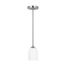 One Light Mini Pendant<br /><span style="color:#4AB0CE;">Entrega: 4-10 dias en USA</span><br /><span style="color:#4AB0CE;font-size:60%;">PREGUNTE POR ENTREGA EN PANAMA</span><br />Collection: Emile<br />Finish: Brushed Steel