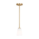 One Light Mini-Pendant<br /><span style="color:#4AB0CE;">Entrega: 4-10 dias en USA</span><br /><span style="color:#4AB0CE;font-size:60%;">PREGUNTE POR ENTREGA EN PANAMA</span><br />Collection: Miles<br />Finish: Satin Brass