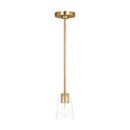 One Light Mini-Pendant<br /><span style="color:#4AB0CE;">Entrega: 4-10 dias en USA</span><br /><span style="color:#4AB0CE;font-size:60%;">PREGUNTE POR ENTREGA EN PANAMA</span><br />Collection: Miles<br />Finish: Satin Brass