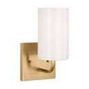 One Light Vanity<br /><span style="color:#4AB0CE;">Entrega: 2-3 semanas en USA</span><br /><span style="color:#4AB0CE;font-size:60%;">PREGUNTE POR ENTREGA EN PANAMA</span><br />Collection: Rhett<br />Finish: Satin Brass