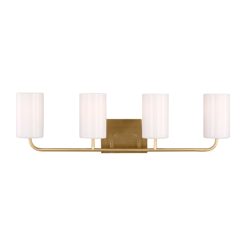 Four Light Vanity<br /><span style="color:#4AB0CE;">Entrega: 4-10 dias en USA</span><br /><span style="color:#4AB0CE;font-size:60%;">PREGUNTE POR ENTREGA EN PANAMA</span><br />Collection: Rhett<br />Finish: Satin Bronze