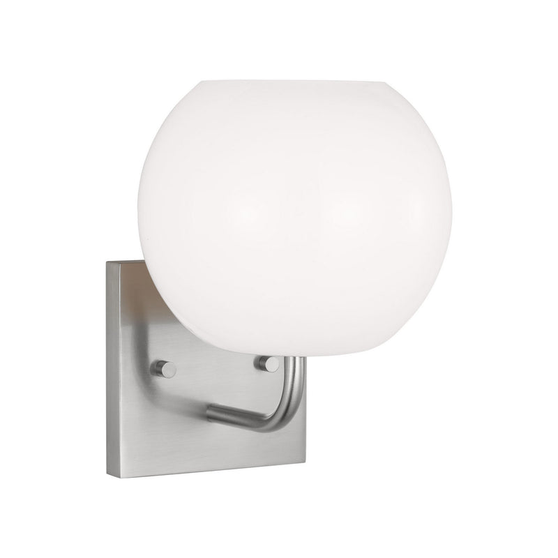 One Light Vanity<br /><span style="color:#4AB0CE;">Entrega: 4-10 dias en USA</span><br /><span style="color:#4AB0CE;font-size:60%;">PREGUNTE POR ENTREGA EN PANAMA</span><br />Collection: Rory<br />Finish: Brushed Steel