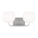 Generation Lighting - GLV1012EN3/BS - Two Light Vanity - Rory - Brushed Steel