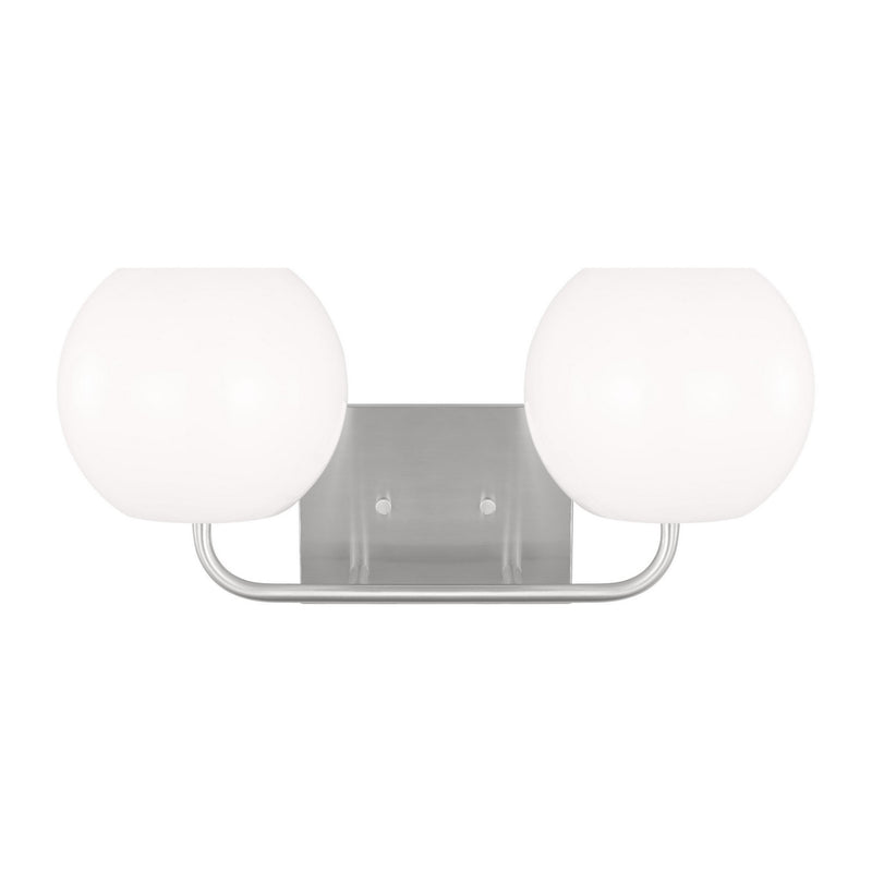Generation Lighting - GLV1012EN3/BS - Two Light Vanity - Rory - Brushed Steel