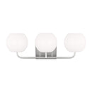 Generation Lighting - GLV1013EN3/BS - Three Light Vanity - Rory - Brushed Steel