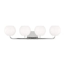 Generation Lighting - GLV1014EN3/CH - Four Light Vanity - Rory - Chrome