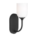 Generation Lighting - GLV1021EN3/MBK - One Light Vanity - Emile - Midnight Black
