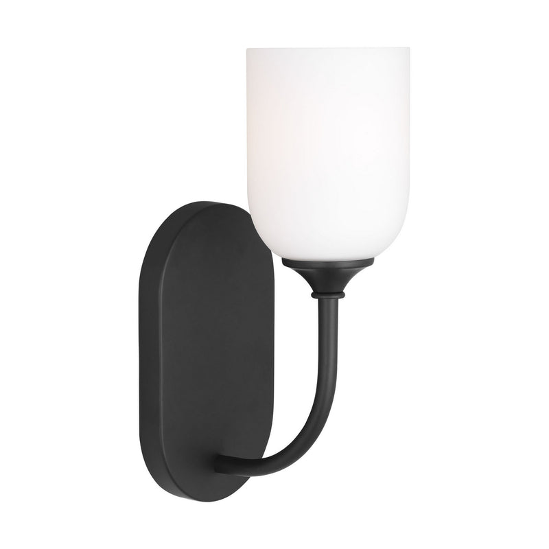 Generation Lighting - GLV1021EN3/MBK - One Light Vanity - Emile - Midnight Black