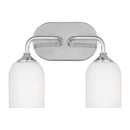 Two Light Vanity<br /><span style="color:#4AB0CE;">Entrega: 4-10 dias en USA</span><br /><span style="color:#4AB0CE;font-size:60%;">PREGUNTE POR ENTREGA EN PANAMA</span><br />Collection: Emile<br />Finish: Chrome