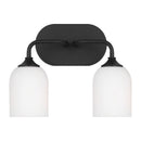 Two Light Vanity<br /><span style="color:#4AB0CE;">Entrega: 4-10 dias en USA</span><br /><span style="color:#4AB0CE;font-size:60%;">PREGUNTE POR ENTREGA EN PANAMA</span><br />Collection: Emile<br />Finish: Midnight Black