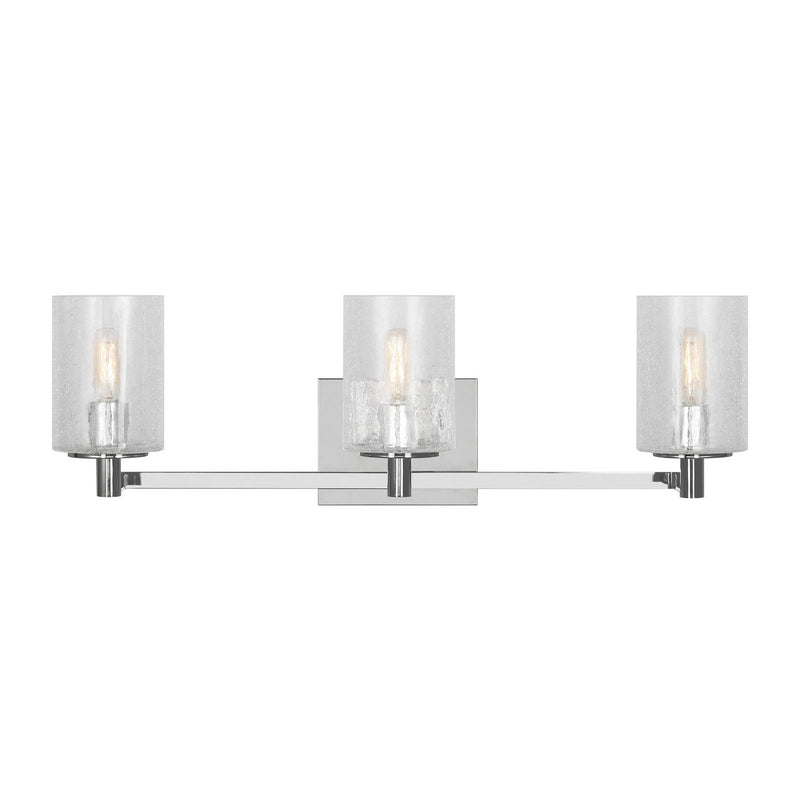 Three Light Wall / Bath<br /><span style="color:#4AB0CE;">Entrega: 4-10 dias en USA</span><br /><span style="color:#4AB0CE;font-size:60%;">PREGUNTE POR ENTREGA EN PANAMA</span><br />Collection: Parker<br />Finish: Chrome