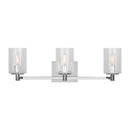 Three Light Wall / Bath<br /><span style="color:#4AB0CE;">Entrega: 4-10 dias en USA</span><br /><span style="color:#4AB0CE;font-size:60%;">PREGUNTE POR ENTREGA EN PANAMA</span><br />Collection: Parker<br />Finish: Chrome