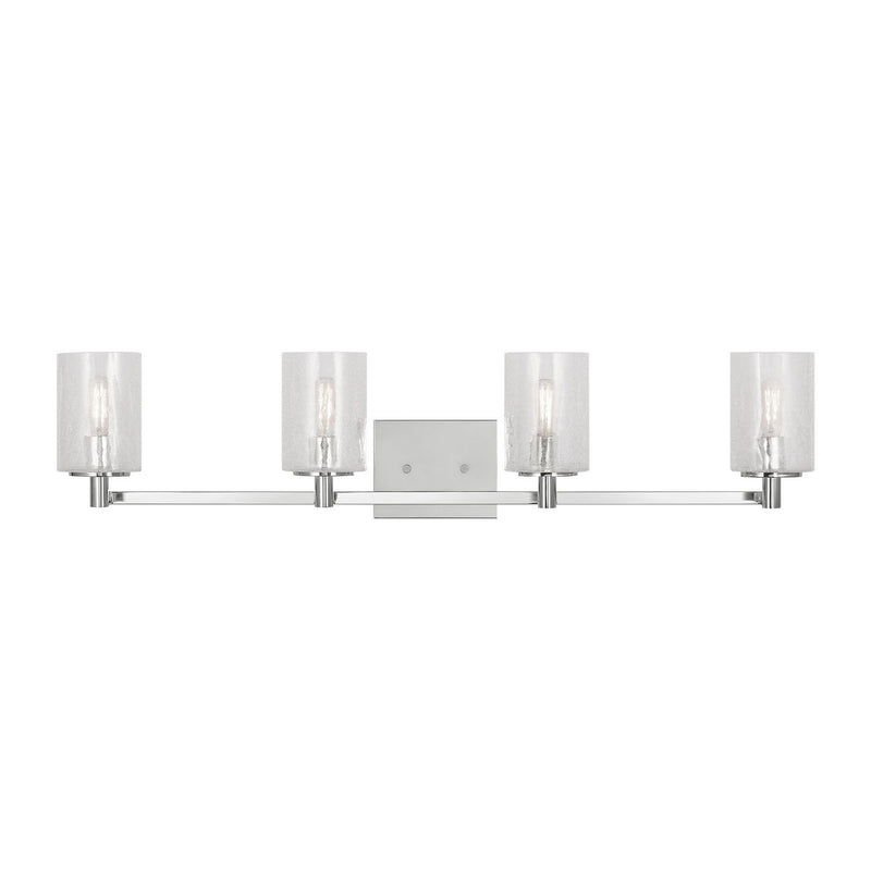 Four Light Wall / Bath<br /><span style="color:#4AB0CE;">Entrega: 4-10 dias en USA</span><br /><span style="color:#4AB0CE;font-size:60%;">PREGUNTE POR ENTREGA EN PANAMA</span><br />Collection: Parker<br />Finish: Chrome