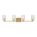 Four Light Wall / Bath<br /><span style="color:#4AB0CE;">Entrega: 4-10 dias en USA</span><br /><span style="color:#4AB0CE;font-size:60%;">PREGUNTE POR ENTREGA EN PANAMA</span><br />Collection: Parker<br />Finish: Satin Brass