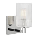 One Light Wall / Bath Sconce<br /><span style="color:#4AB0CE;">Entrega: 4-10 dias en USA</span><br /><span style="color:#4AB0CE;font-size:60%;">PREGUNTE POR ENTREGA EN PANAMA</span><br />Collection: Lando<br />Finish: Chrome