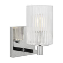 One Light Wall / Bath Sconce<br /><span style="color:#4AB0CE;">Entrega: 4-10 dias en USA</span><br /><span style="color:#4AB0CE;font-size:60%;">PREGUNTE POR ENTREGA EN PANAMA</span><br />Collection: Lando<br />Finish: Chrome