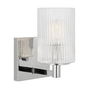 One Light Wall / Bath Sconce<br /><span style="color:#4AB0CE;">Entrega: 4-10 dias en USA</span><br /><span style="color:#4AB0CE;font-size:60%;">PREGUNTE POR ENTREGA EN PANAMA</span><br />Collection: Lando<br />Finish: Chrome