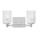 Two Light Wall / Bath<br /><span style="color:#4AB0CE;">Entrega: 4-10 dias en USA</span><br /><span style="color:#4AB0CE;font-size:60%;">PREGUNTE POR ENTREGA EN PANAMA</span><br />Collection: Lando<br />Finish: Chrome