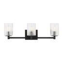 Three Light Wall / Bath<br /><span style="color:#4AB0CE;">Entrega: 4-10 dias en USA</span><br /><span style="color:#4AB0CE;font-size:60%;">PREGUNTE POR ENTREGA EN PANAMA</span><br />Collection: Lando<br />Finish: Midnight Black