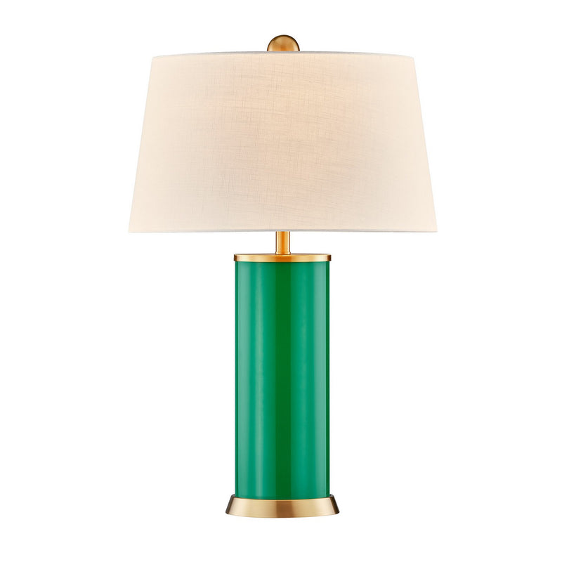 One Light Table Lamp<br /><span style="color:#4AB0CE;">Entrega: 7-8 semanas en USA</span><br /><span style="color:#4AB0CE;font-size:60%;">PREGUNTE POR ENTREGA EN PANAMA</span><br />Collection: Melissa<br />Finish: Jolly Green