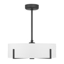 LED Fan D'Lier<br /><span style="color:#4AB0CE;">Entrega: 4-10 dias en USA</span><br /><span style="color:#4AB0CE;font-size:60%;">PREGUNTE POR ENTREGA EN PANAMA</span><br />Collection: Mansell<br />Finish: Matte Black