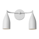 Two Light Vanity<br /><span style="color:#4AB0CE;">Entrega: 4-10 dias en USA</span><br /><span style="color:#4AB0CE;font-size:60%;">PREGUNTE POR ENTREGA EN PANAMA</span><br />Collection: Maya<br />Finish: Matte White