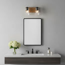 Generation Lighting - GLV1112MBKCRO - Vanity - Dunton - Midnight Black