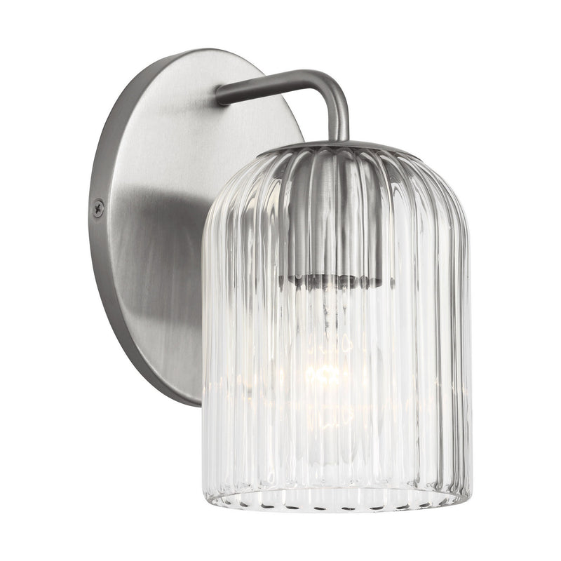 Wall Sconce<br /><span style="color:#4AB0CE;">Entrega: 4-10 dias en USA</span><br /><span style="color:#4AB0CE;font-size:60%;">PREGUNTE POR ENTREGA EN PANAMA</span><br />Collection: Eisele<br />Finish: Brushed Nickel