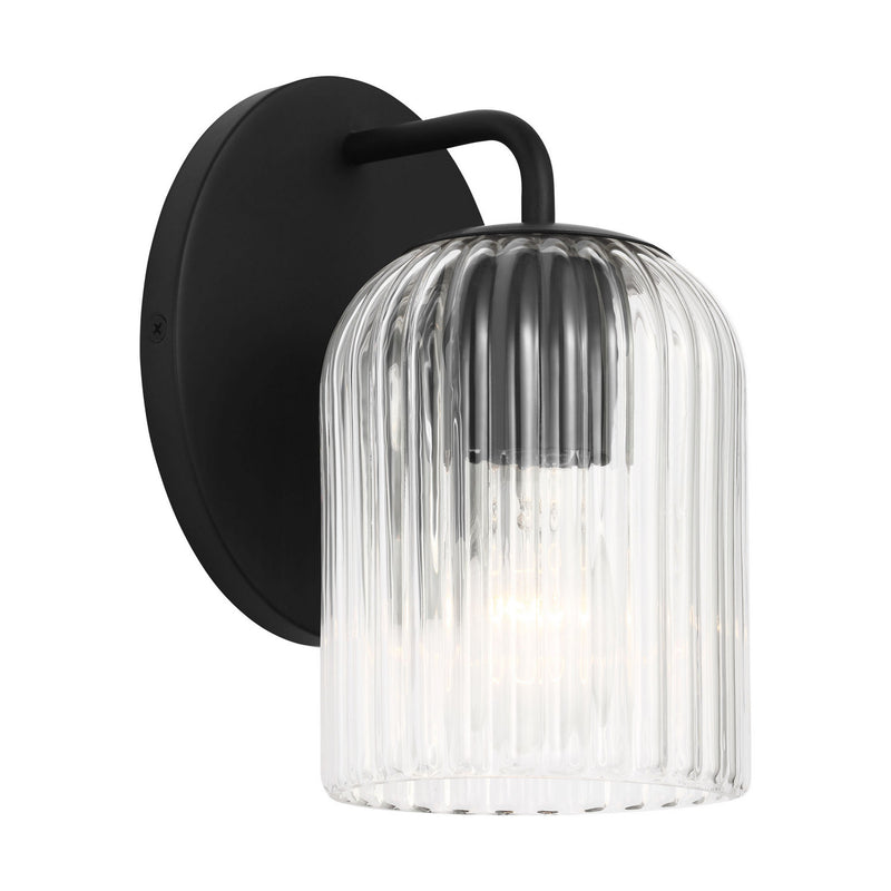 Wall Sconce<br /><span style="color:#4AB0CE;">Entrega: 2-3 semanas en USA</span><br /><span style="color:#4AB0CE;font-size:60%;">PREGUNTE POR ENTREGA EN PANAMA</span><br />Collection: Eisele<br />Finish: Midnight Black