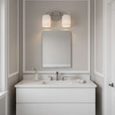 Generation Lighting - GLV1132BS - Two Light Vanity - Eisele - Brushed Nickel