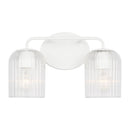 Two Light Vanity<br /><span style="color:#4AB0CE;">Entrega: 4-10 dias en USA</span><br /><span style="color:#4AB0CE;font-size:60%;">PREGUNTE POR ENTREGA EN PANAMA</span><br />Collection: Eisele<br />Finish: Matte White