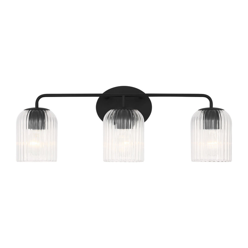 Three Light Vanity<br /><span style="color:#4AB0CE;">Entrega: 4-10 dias en USA</span><br /><span style="color:#4AB0CE;font-size:60%;">PREGUNTE POR ENTREGA EN PANAMA</span><br />Collection: Eisele<br />Finish: Midnight Black