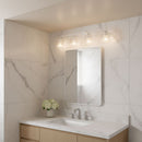 Generation Lighting - GLV1134MWT - Four Light Vanity - Eisele - Matte White