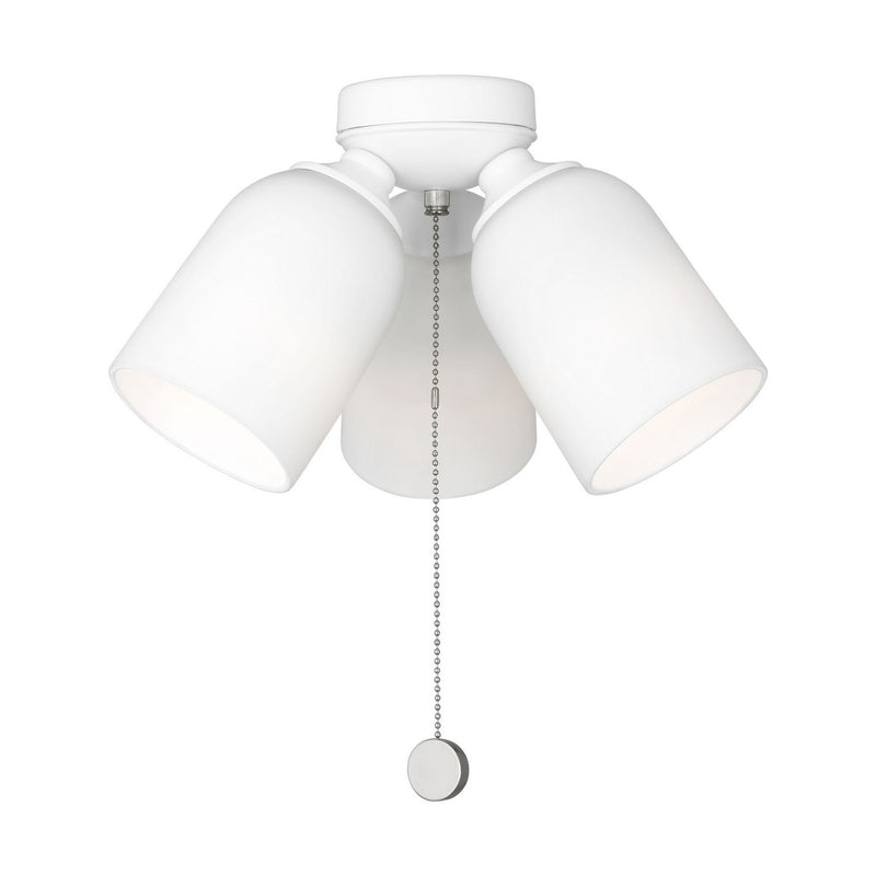Fan Light Kit<br /><span style="color:#4AB0CE;">Entrega: 4-10 dias en USA</span><br /><span style="color:#4AB0CE;font-size:60%;">PREGUNTE POR ENTREGA EN PANAMA</span><br />Collection: Emile<br />Finish: Matte White