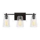 Three Light Vanity<br /><span style="color:#4AB0CE;">Entrega: 4-10 dias en USA</span><br /><span style="color:#4AB0CE;font-size:60%;">PREGUNTE POR ENTREGA EN PANAMA</span><br />Collection: Mercer<br />Finish: Midnight Black