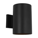 One Light Wall Lantern<br /><span style="color:#4AB0CE;">Entrega: 4-10 dias en USA</span><br /><span style="color:#4AB0CE;font-size:60%;">PREGUNTE POR ENTREGA EN PANAMA</span><br />Collection: Outdoor Cylinders<br />Finish: Textured Black