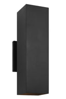 Two Light Wall Lantern<br /><span style="color:#4AB0CE;">Entrega: 4-10 dias en USA</span><br /><span style="color:#4AB0CE;font-size:60%;">PREGUNTE POR ENTREGA EN PANAMA</span><br />Collection: Pohl<br />Finish: Textured Black