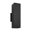 Two Light Wall Lantern<br /><span style="color:#4AB0CE;">Entrega: 4-10 dias en USA</span><br /><span style="color:#4AB0CE;font-size:60%;">PREGUNTE POR ENTREGA EN PANAMA</span><br />Collection: Pohl<br />Finish: Textured Black