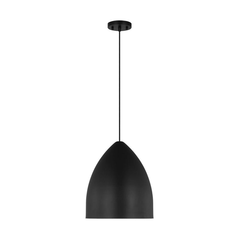 One Light Pendant<br /><span style="color:#4AB0CE;">Entrega: 4-10 dias en USA</span><br /><span style="color:#4AB0CE;font-size:60%;">PREGUNTE POR ENTREGA EN PANAMA</span><br />Collection: Huron<br />Finish: Midnight Black