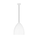 One Light Pendant<br /><span style="color:#4AB0CE;">Entrega: 4-10 dias en USA</span><br /><span style="color:#4AB0CE;font-size:60%;">PREGUNTE POR ENTREGA EN PANAMA</span><br />Collection: Huron<br />Finish: Matte White