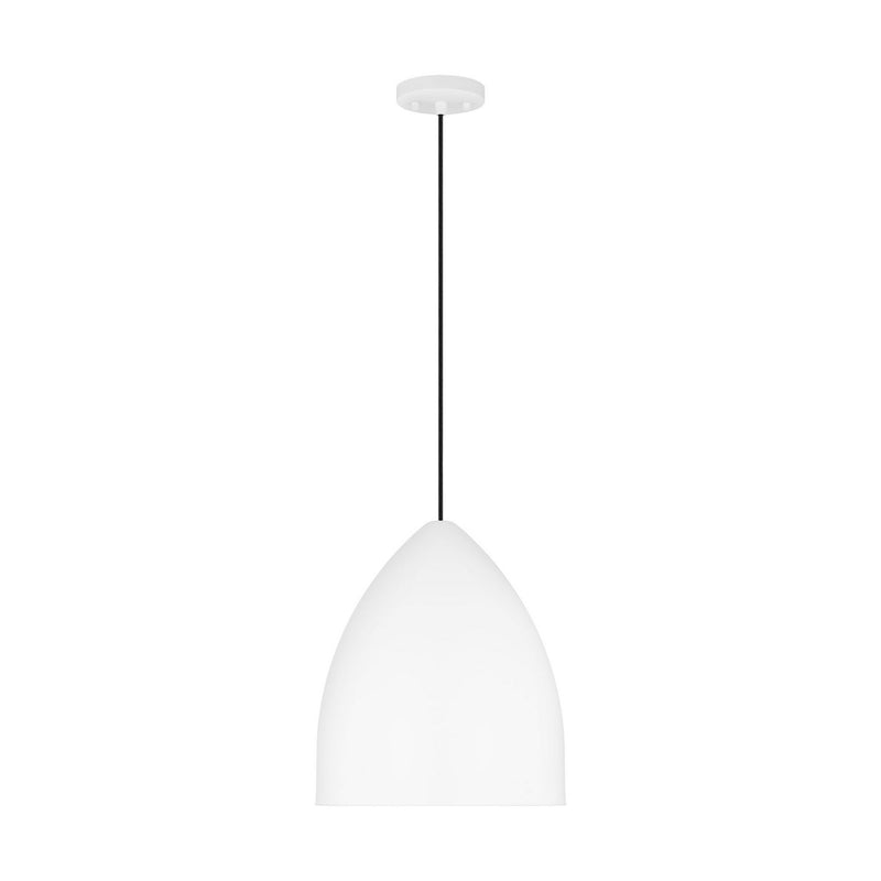 One Light Pendant<br /><span style="color:#4AB0CE;">Entrega: 4-10 dias en USA</span><br /><span style="color:#4AB0CE;font-size:60%;">PREGUNTE POR ENTREGA EN PANAMA</span><br />Collection: Huron<br />Finish: Matte White