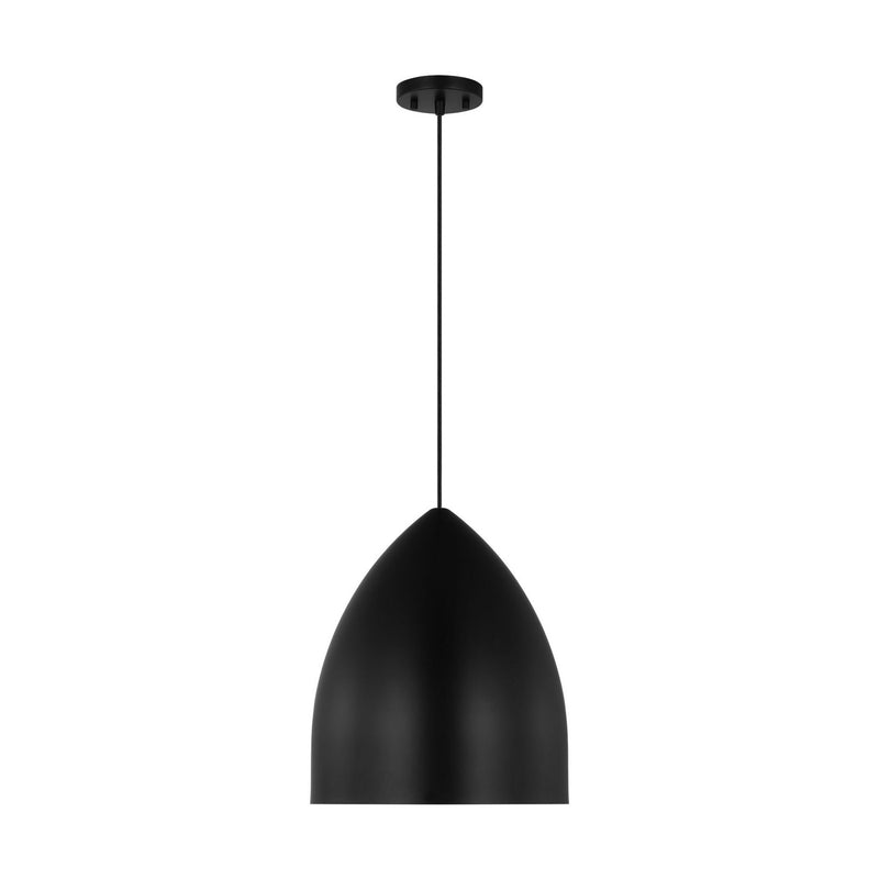 One Light Pendant<br /><span style="color:#4AB0CE;">Entrega: 4-10 dias en USA</span><br /><span style="color:#4AB0CE;font-size:60%;">PREGUNTE POR ENTREGA EN PANAMA</span><br />Collection: Huron<br />Finish: Midnight Black