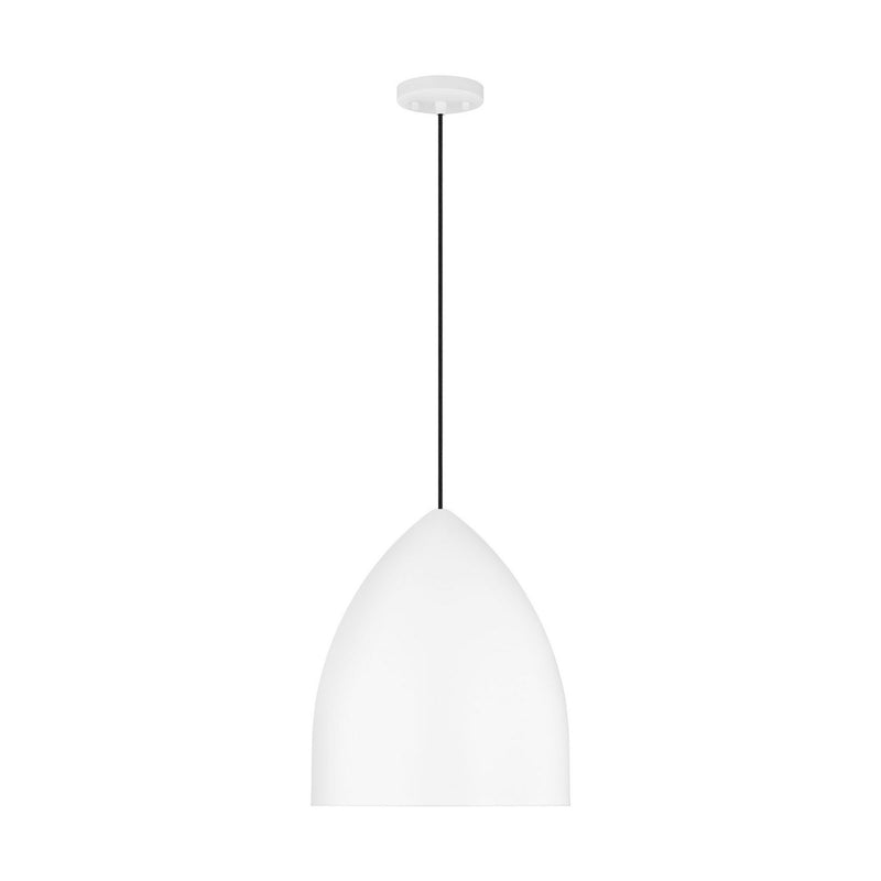 One Light Pendant<br /><span style="color:#4AB0CE;">Entrega: 4-10 dias en USA</span><br /><span style="color:#4AB0CE;font-size:60%;">PREGUNTE POR ENTREGA EN PANAMA</span><br />Collection: Huron<br />Finish: Matte White