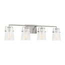 Four Light Vanity<br /><span style="color:#4AB0CE;">Entrega: 4-10 dias en USA</span><br /><span style="color:#4AB0CE;font-size:60%;">PREGUNTE POR ENTREGA EN PANAMA</span><br />Collection: Crofton<br />Finish: Brushed Nickel