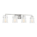 Four Light Vanity<br /><span style="color:#4AB0CE;">Entrega: 4-10 dias en USA</span><br /><span style="color:#4AB0CE;font-size:60%;">PREGUNTE POR ENTREGA EN PANAMA</span><br />Collection: Crofton<br />Finish: Chrome