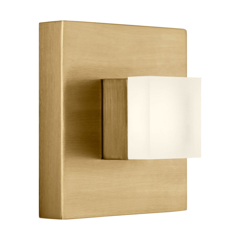 LED Wall Sconce<br /><span style="color:#4AB0CE;">Entrega: 4-10 dias en USA</span><br /><span style="color:#4AB0CE;font-size:60%;">PREGUNTE POR ENTREGA EN PANAMA</span><br />Collection: Brander<br />Finish: Satin Brass