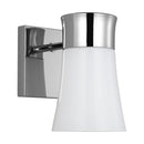 One Light Vanity<br /><span style="color:#4AB0CE;">Entrega: 4-10 dias en USA</span><br /><span style="color:#4AB0CE;font-size:60%;">PREGUNTE POR ENTREGA EN PANAMA</span><br />Collection: Roy<br />Finish: Chrome