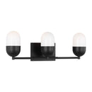 Three Light Vanity<br /><span style="color:#4AB0CE;">Entrega: 4-10 dias en USA</span><br /><span style="color:#4AB0CE;font-size:60%;">PREGUNTE POR ENTREGA EN PANAMA</span><br />Collection: Foster<br />Finish: Midnight Black