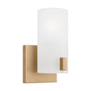 One Light Vanity<br /><span style="color:#4AB0CE;">Entrega: 2-3 semanas en USA</span><br /><span style="color:#4AB0CE;font-size:60%;">PREGUNTE POR ENTREGA EN PANAMA</span><br />Collection: Rhode<br />Finish: Satin Brass